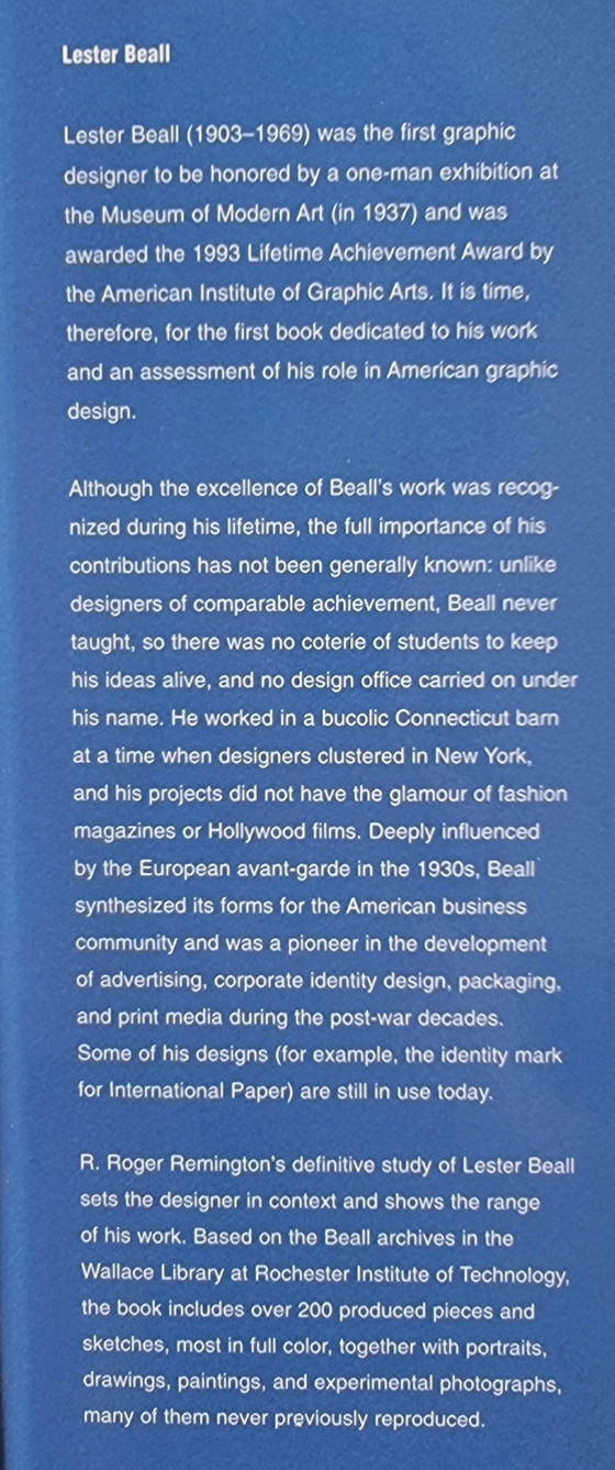 Image 1 of Lester Beall - Trailblazer of American Design