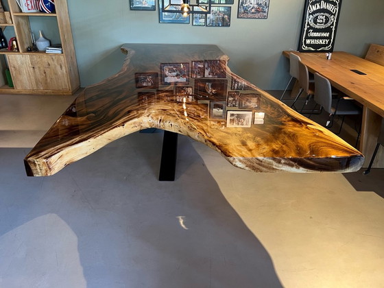 Image 1 of Epoxy Albizia Saman table