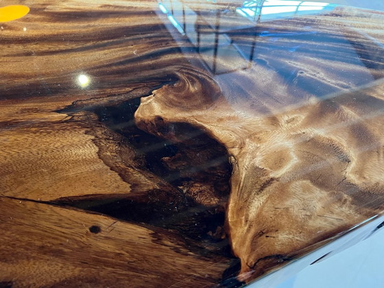 Image 1 of Epoxy Albizia Saman table