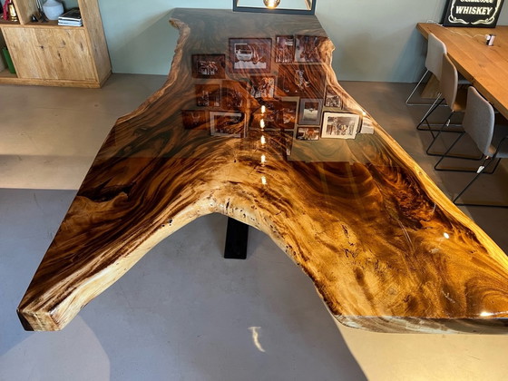 Image 1 of Epoxy Albizia Saman table