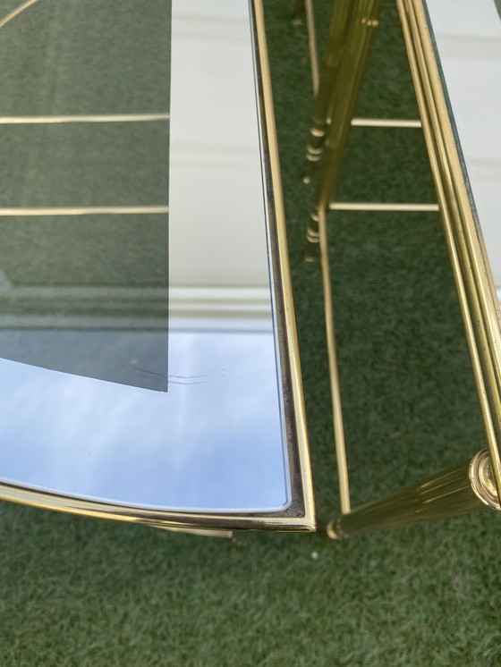 Image 1 of Tavolini vintage in ottone, 4 pezzi