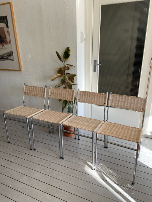 4 x chaises visser Spectrum Martin