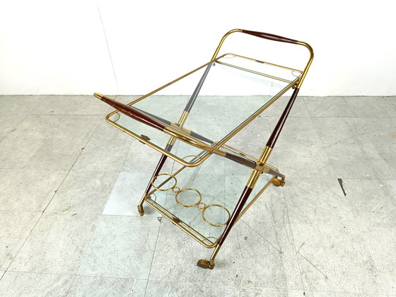 Image 1 of Cesare Lacca Vintage italian serving trolley