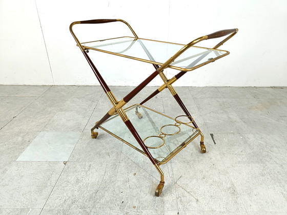 Image 1 of Cesare Lacca Vintage italian serving trolley