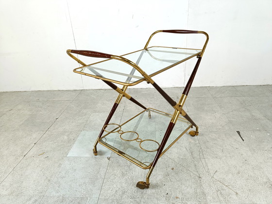 Image 1 of Cesare Lacca Vintage italian serving trolley