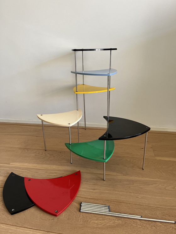 Image 1 of Pinwheel modular tables