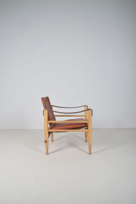 Image 1 of Danish Safari chair by Aage Bruun & Søn, 1950s