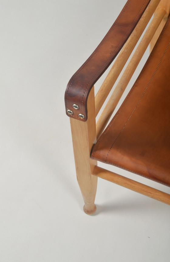 Image 1 of Danish Safari chair by Aage Bruun & Søn, 1950s