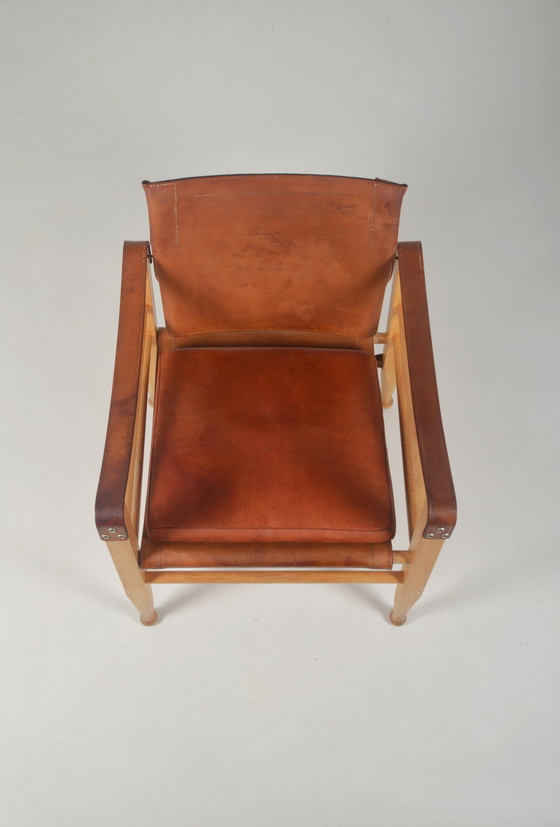 Image 1 of Chaise Safari danoise par Aage Bruun & Søn, années 1950