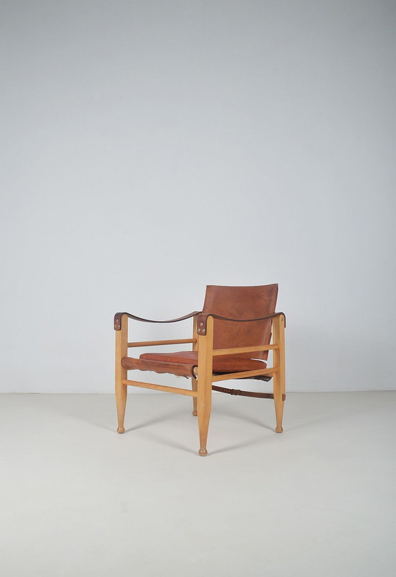 Image 1 of Danish Safari chair by Aage Bruun & Søn, 1950s