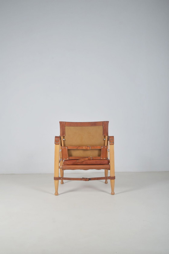 Image 1 of Danish Safari chair by Aage Bruun & Søn, 1950s