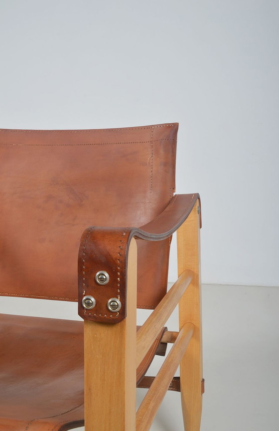 Image 1 of Danish Safari chair by Aage Bruun & Søn, 1950s