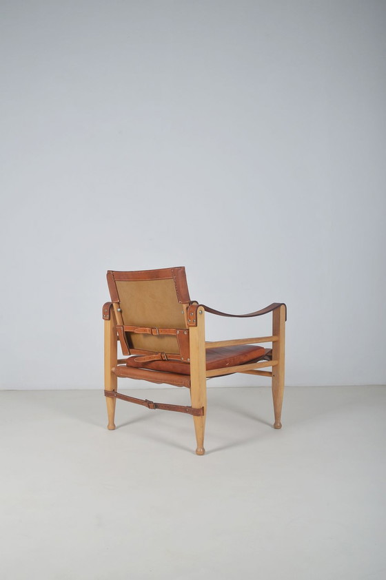 Image 1 of Chaise Safari danoise par Aage Bruun & Søn, années 1950