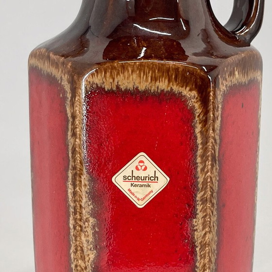 Image 1 of Vintage glazed ceramic vase by Scheurich Keramik, Germany 1970