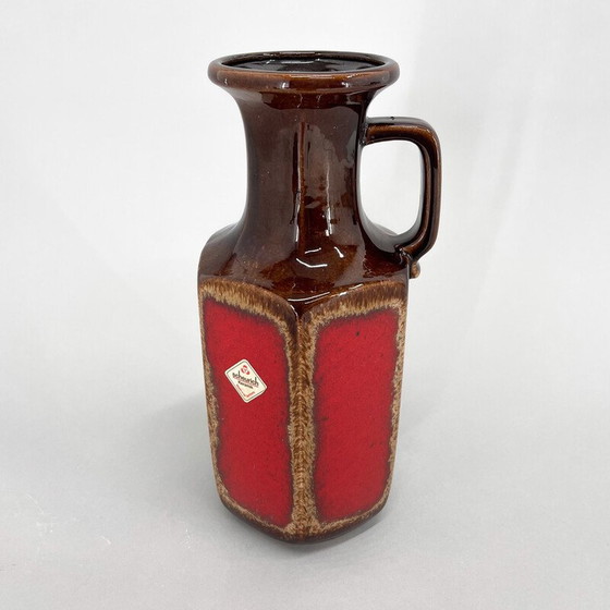 Image 1 of Vintage glazed ceramic vase by Scheurich Keramik, Germany 1970