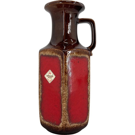 Image 1 of Vintage glazed ceramic vase by Scheurich Keramik, Germany 1970
