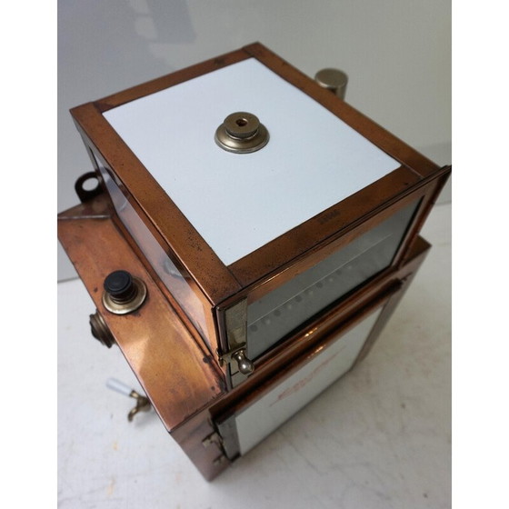 Image 1 of Vintage Steampunk copper and ceramic medical sterilization cabinet, Germany 1900s