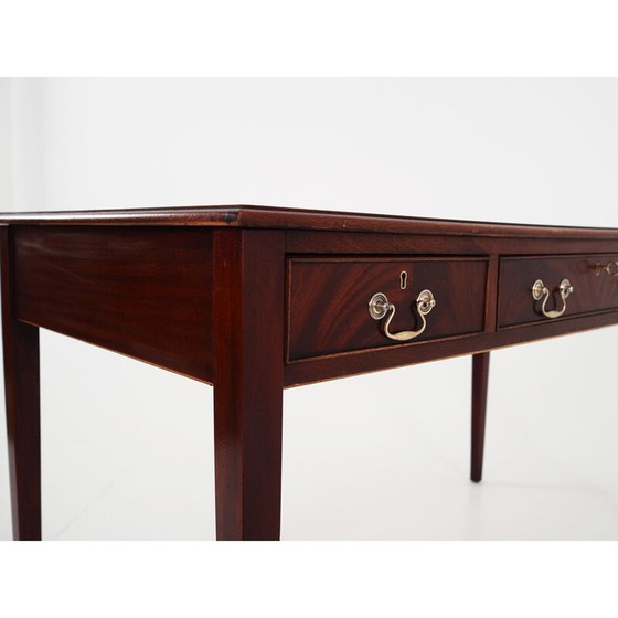 Image 1 of Vintage mahogany desk, Denmark 1970s