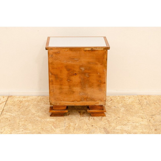 Image 1 of Vintage Art Deco walnut nightstand, 1930