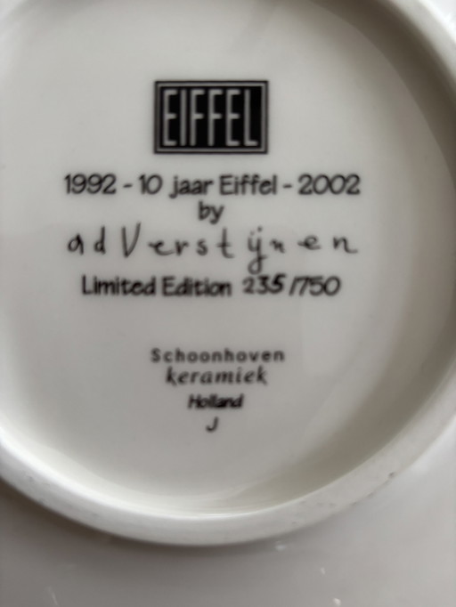 Ceramic Plate Ad Verstijnen