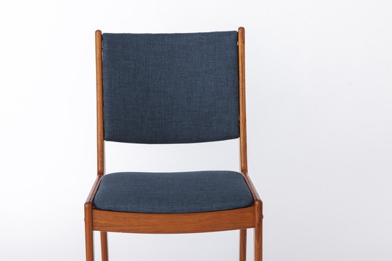 Image 1 of 2 Danish Teak Wood Chairs By Johannes Andersen Uldum Møbelfabrik 1960S