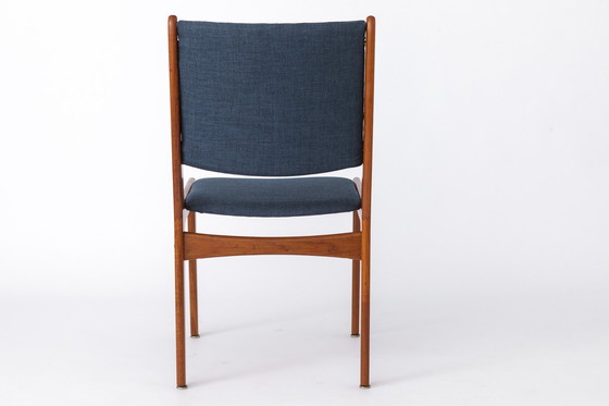 Image 1 of 2 Danish Teak Wood Chairs By Johannes Andersen Uldum Møbelfabrik 1960S