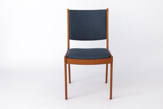 Image 1 of 2 Danish Teak Wood Chairs By Johannes Andersen Uldum Møbelfabrik 1960S