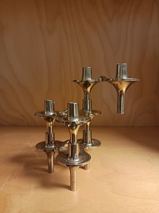 Image 1 of 3x Fritz Nagel Orion candlesticks