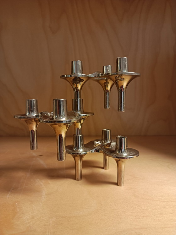 Image 1 of 3x Fritz Nagel Orion candlesticks