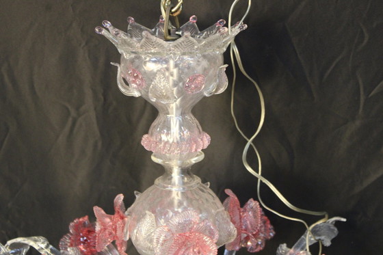 Image 1 of Murano Chandelier. Italian Venice Murano Chandelier.