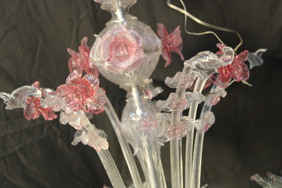 Image 1 of Murano Chandelier. Italian Venice Murano Chandelier.