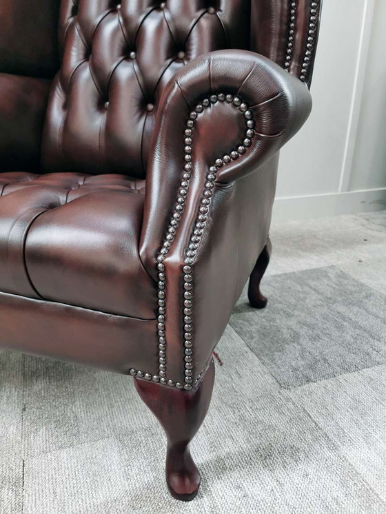 Image 1 of 2x poltrone Chesterfield Wing