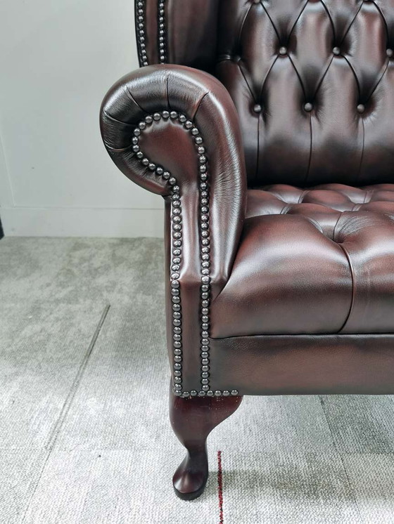 Image 1 of 2x poltrone Chesterfield Wing