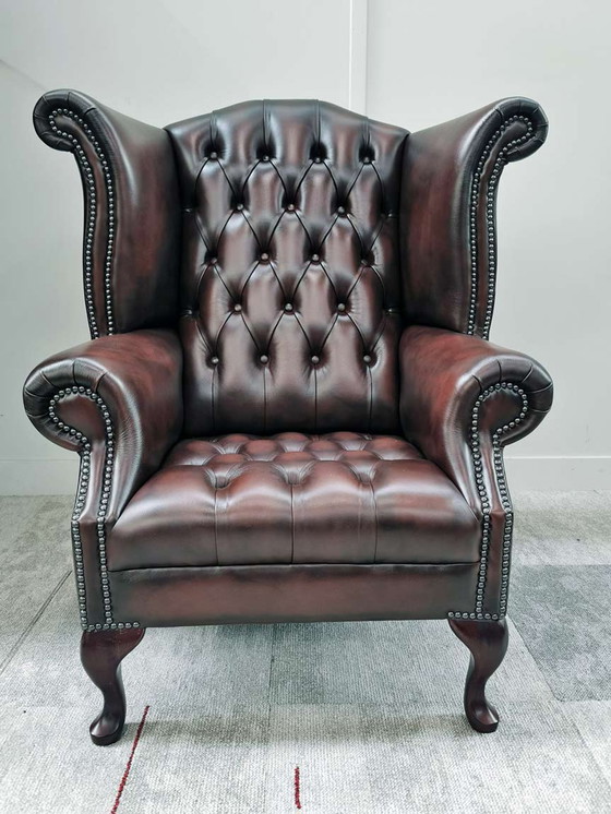 Image 1 of 2x poltrone Chesterfield Wing