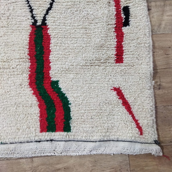 Image 1 of Tapis Berbère Fait Main Multicolore En Laine - Grand Carpet Of Wool Handmade Berber Rug