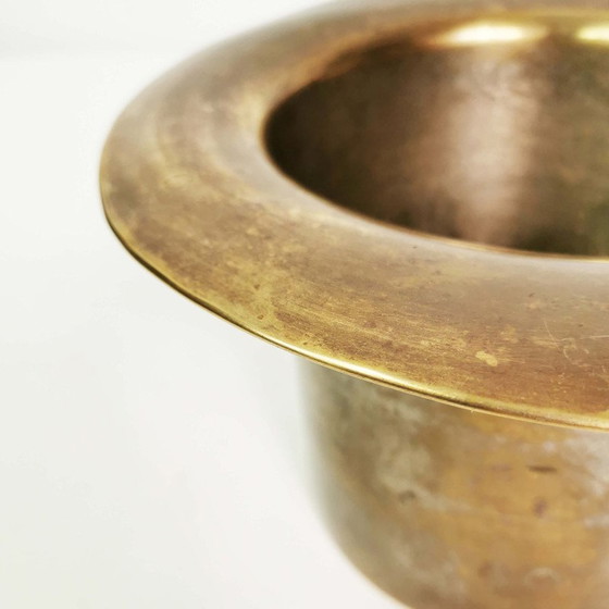 Image 1 of Ghiacciaia vintage in ottone per champagne, Francia anni '20