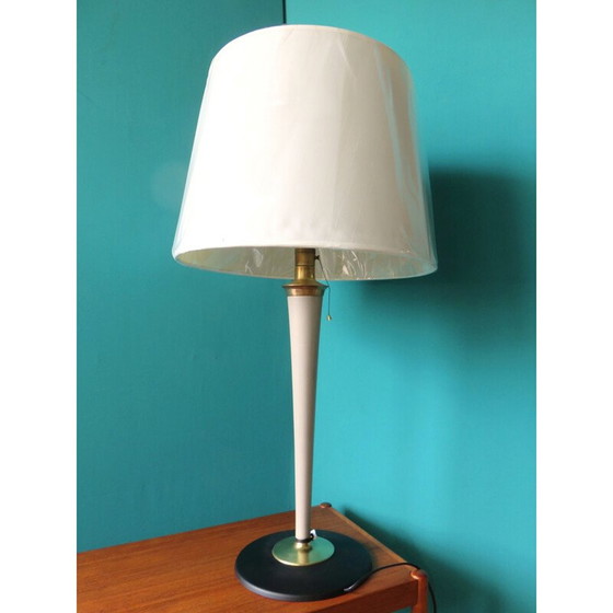 Image 1 of Vintage brass desk lamp, 1940