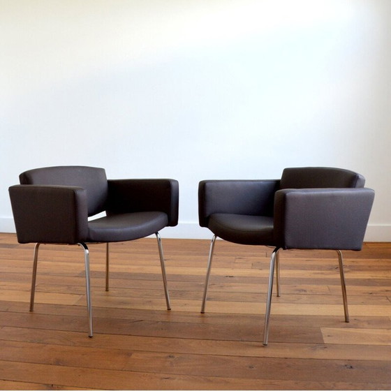 Image 1 of Vintage armchair "Conseil" by Pierre Guariche for Meurop, Belgium 1960