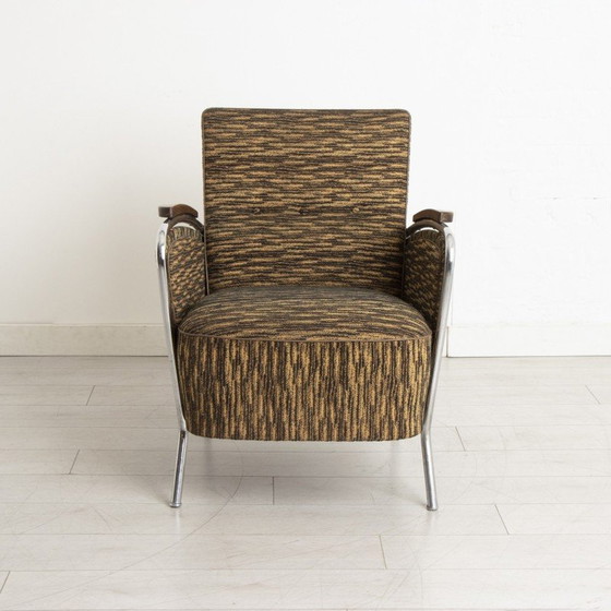 Image 1 of Pair of vintage club armchairs by Jószef Peresztegi, 1961