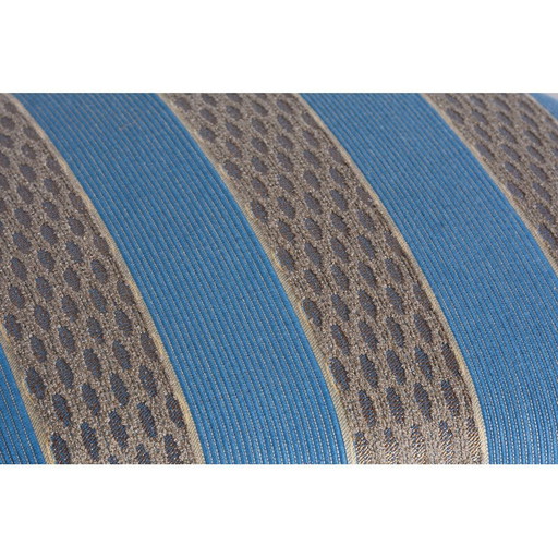 Vintage Art Deco stool in beech and fabric, Czechoslovakia 1930