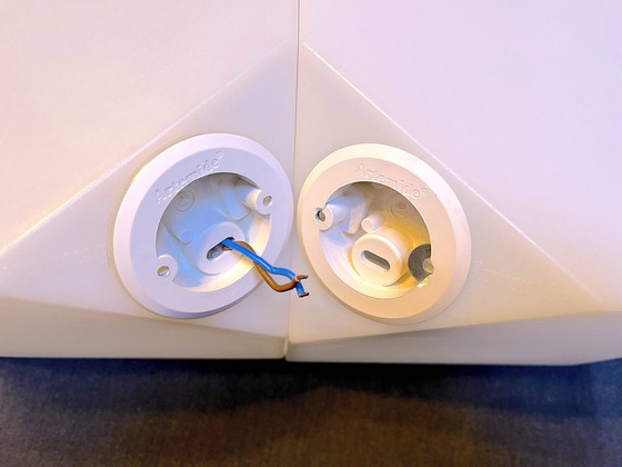 Image 1 of Pair Of "Edge" Wall Lights, By Alessandro Mendini For Artemide, Italy