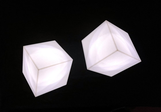 Image 1 of Pair Of "Edge" Wall Lights, By Alessandro Mendini For Artemide, Italy