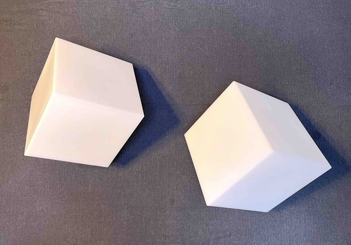 Pair Of "Edge" Wall Lights, By Alessandro Mendini For Artemide, Italy