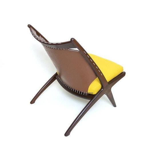 Image 1 of Poltrona vintage "Krysset" di Fredrik Kayser per Gustav Bahus, 1955