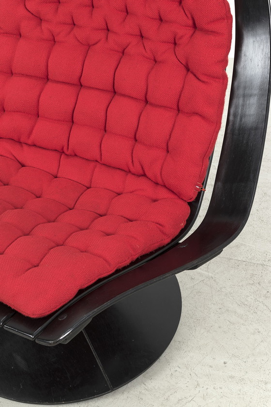 Image 1 of Hans Brattrud swivel armchair