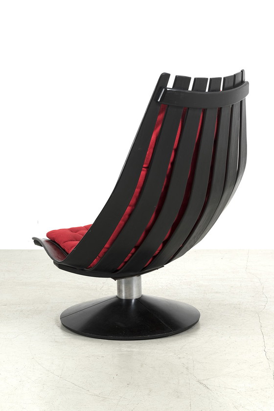 Image 1 of Hans Brattrud swivel armchair