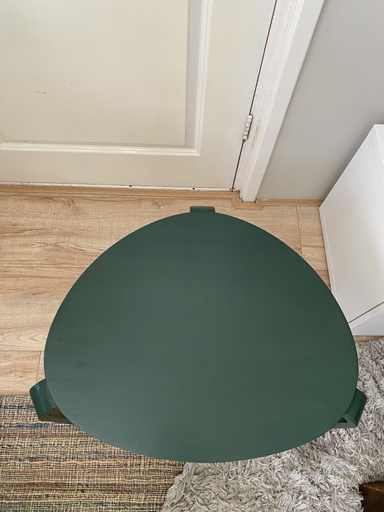 Image 1 of Vintage Nordic side table moss green