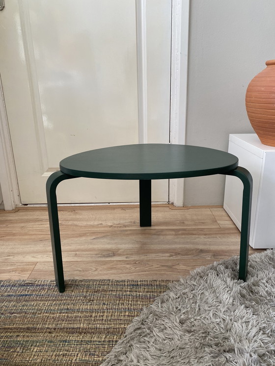 Image 1 of Vintage Nordic side table moss green
