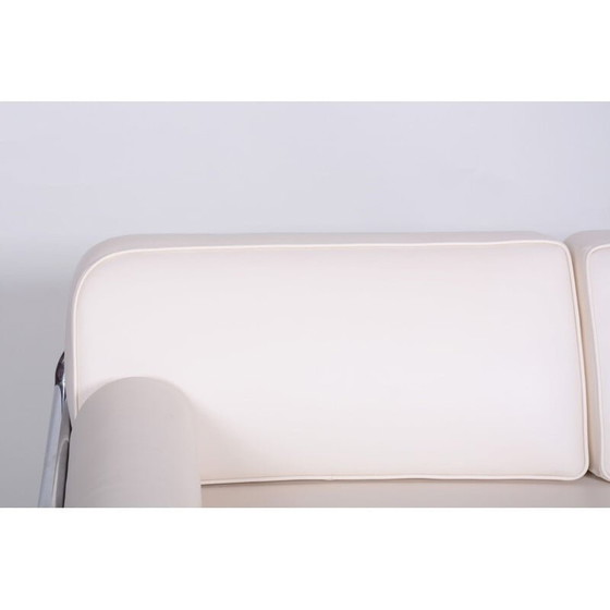 Image 1 of Vintage white sofa by Slezák, Czechia 1930s 