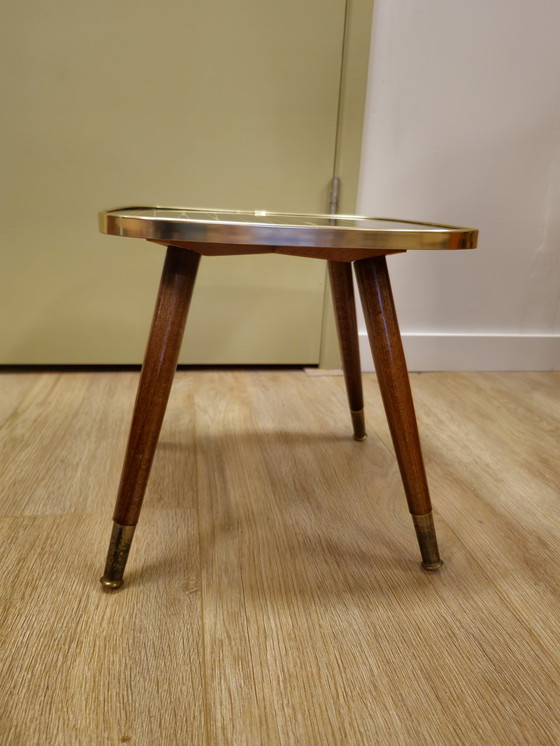 Image 1 of Vintage Table Side Table Plant Table Black